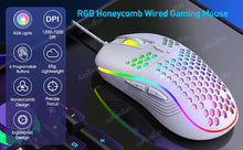 Mouse Gamer Honeycomb RGB com DPI Ajustável até 7200 DPI