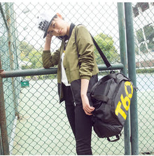 Bolsa de Academia Impermeável Rilibegan em Nylon – Bolsa Fitness para Homens e Mulheres