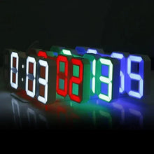 Relógio Digital LED de Mesa e Parede – Despertador com Calendário para Quarto e Sala