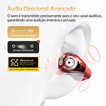 Fone Bluetooth QCY T33S Crossky C30S Open Ear – LDAC, Hi-Res Audio, Bluetooth 6.0 e Até 40 Horas