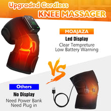 Massageador Térmico para Joelho sem Fio – Aquecimento, Vibração e Alívio Muscular para Pernas e Articulações