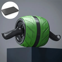 Roda Abdominal Ab Roller com Sistema de Rebound e Tapete para Joelhos – Treino de Abdômen