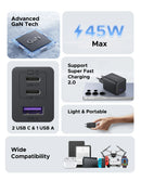 UGREEN Carregador GaN Fast Charger USB-C 45W com PD 3.0 e QC 3.0