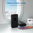 Power Bank Coibeu 10000mAh 23W – Carregador Portátil com Display Digital e Cabos Integrados