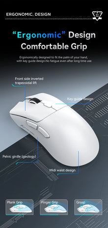 Mouse Gamer Attack Shark R1 Tri-Mode