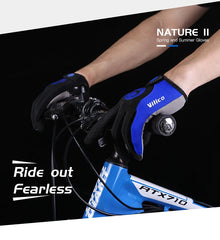 Luvas de Ciclismo MTB Dedo Longo Touchscreen – Antiderrapantes para Bike, Academia e Esportes