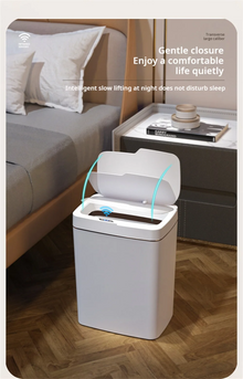 Lixeira Inteligente 15L com Sensor Automático e Sistema de Vedação do Saco
