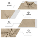 Camisa Polo Masculina Jacquard Slim Casual
