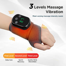 Massageador Térmico para Punho e Tornozelo sem Fio – 5 Níveis de Aquecimento e 3 Modos de Vibração