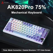 Teclado Mecânico Gamer AJAZZ AK820 / AK820 Pro 75%