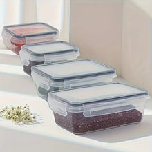Kit com 8 Potes Herméticos BPA Free – Organizadores para Alimentos com Tampa de Travamento