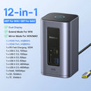 HUB USB-C BASEUS 11 em 1 – Dock Station com HDMI, DisplayPort, RJ45 e PD 100W