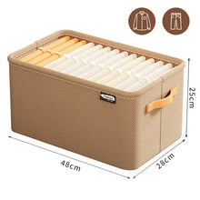 Organizador de Gaveta para Roupas – Caixa Dobrável para Calças, Jeans, Blusas e Suéteres