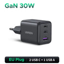 UGREEN Carregador GaN Fast Charger USB-C 45W com PD 3.0 e QC 3.0