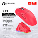 Attack Shark X11  Mouse Three Mode 2.4G PAW3311