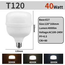 Lâmpada LED E27 Super Brilhante 50W 5000lm – Iluminação Residencial e Comercial Bivolt