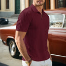 Camisa Polo Masculina Jacquard Slim Casual
