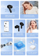 Fone Bluetooth QCY T13 ANC com Cancelamento de Ruído