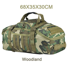 Bolsa Tática Esportiva Molle 25L/45L/80L – Bolsa de Viagem, Academia, Camping e Trekking