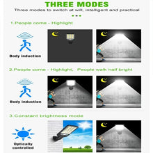 Refletor Solar LED Externo 200 COB com Sensor de Movimento – Luminária IP65 para Jardim, Quintal e Garagem