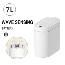 Lixeira Inteligente 7L/9L com Sensor Automático – Instalação na Parede ou Piso para Banheiro e Cozinha