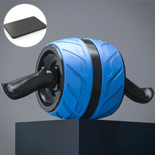Roda Abdominal Ab Roller com Sistema de Rebound e Tapete para Joelhos – Treino de Abdômen
