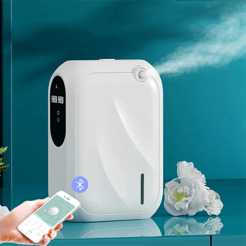 Difusor de Aromas Inteligente Bluetooth 140ml – Controle por App e Cobertura de até 200m³