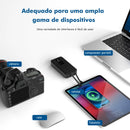 Power Bank Coibeu 10000mAh 23W – Carregador Portátil com Display Digital e Cabos Integrados