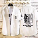 Camisa Casual Attack on Titan
