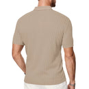 Camisa Polo Masculina Jacquard Slim Casual