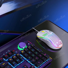 Mouse Gamer Honeycomb RGB com DPI Ajustável até 7200 DPI