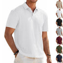 Camisa Polo Masculina Jacquard Slim Casual