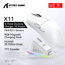 Attack Shark X11  Mouse Three Mode 2.4G PAW3311