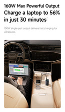 Carregador Veicular BASEUS 160W USB-C Fast Charging PD 3.0 PPS