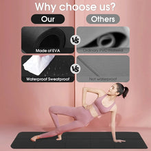 Tapete de Yoga EVA 4mm – Colchonete Antiderrapante para Yoga, Pilates, Fitness e Alongamentos