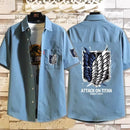 Camisa Casual Attack on Titan