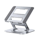 Suporte para Notebook 360° Giratório em Alumínio – Base Ajustável para Laptops de 9,7 a 17,3 Polegadas