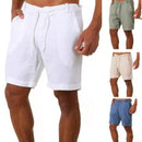 Bermuda Masculina Casual em Linho e Algodão