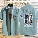 Camisa Casual Attack on Titan
