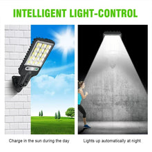 Refletor Solar LED Externo 200 COB com Sensor de Movimento – Luminária IP65 para Jardim, Quintal e Garagem