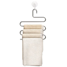 Cabide Multifuncional Dobrável 5 Camadas para Calças – Organizador Antiderrapante para Guarda-Roupa
