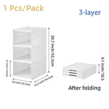 Sapateira Dobrável Transparente com Porta – Organizador Empilhável para Tênis e Calçados (3 ou 6 Andares)