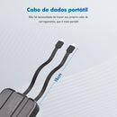 Power Bank Coibeu 10000mAh 23W – Carregador Portátil com Display Digital e Cabos Integrados