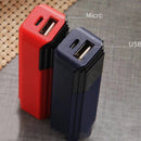 Power Bank Portátil 2600mAh Banco de Energia Compacto para Viagens e Uso Diário Leve e Prático