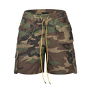 Bermuda Cargo Jeans Masculina Camuflada