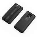 Power Bank Coibeu 10000mAh 23W – Carregador Portátil com Display Digital e Cabos Integrados