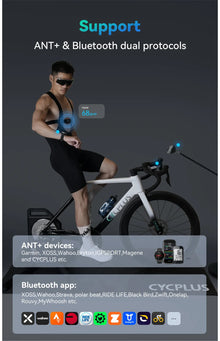 Monitor Cardíaco CYCPLUS H1 Bluetooth ANT+ – Braçadeira Sensor de Frequência Cardíaca para Garmin, Wahoo e GPS Bike
