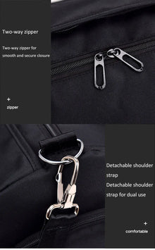 Bolsa de Academia Impermeável com Compartimento para Calçados e Roupas Úmidas – Fitness