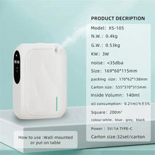 Difusor de Aromas Inteligente Bluetooth 140ml – Controle por App e Cobertura de até 200m³