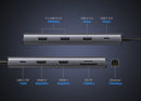 UGREEN Hub USB-C 10 em 1 com Duplo HDMI 8K/4K, RJ45 Gigabit, USB 3.0 e PD 100W